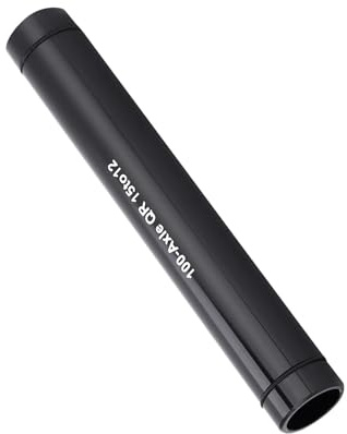Akozon Fahrrad Steckachse Nabenadapter 15 Mm auf 12 Mm Schnellspanner Silber Professionelles Zubehör für den Einsatz (Black)