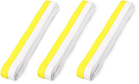 YSJCHEBS 3 Piezas Cinturones De Taekwondo, Accesorios De Ropa De Taekwondo, Cinturón Deportivo De Artes Marciales, Adecuado para Taekwondo, Karate, Judo