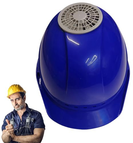 Fanhut – Bau-Schutzhelm mit Ventilator, atmungsaktive Kopfschutzausrüstung, belüftete Kappen, persönliche Kühlgeräte für heiße Tage im Freien