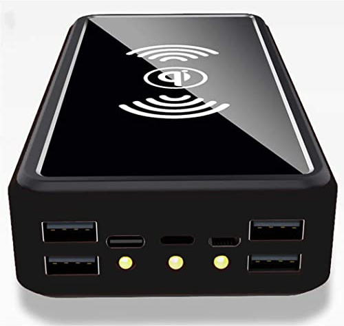 Batterie Externe de Secours, U200EU200EU200E, 100 000 mAh, Chargeur Solaire Haute Vitesse, USB-C, pour téléphone Portable, Rouge, 100
