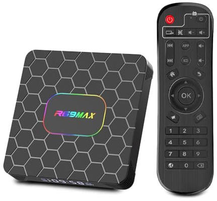 Android 14 TV Box 2026, R69 Max Android Box with 4GB RAM 32GB ROM RK3528 Quad-Core for Smart TV, 8K HD Video Decoding & HDR 10 Video Output ，Support WiFi6 2.4Ghz/5.0Ghz BT 5.0 TV Box