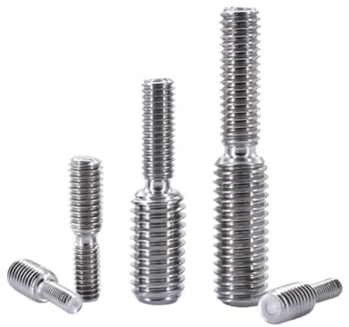 Perno reductor de rosca macho, M3 M4 M5 M6 M8 M10 M12 M14 M16, tornillo de conversión de acero inoxidable, tornillos sin cabeza de doble extremo, adaptador de cámara(M4x15M6x15 10Pcs)