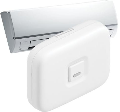 NodOn - Zigbee 3.0 Contrôleur Climatisation Intelligent Infrarouge | Contrôle Climatisation à Distance - Usage avec ou sans Télécommande - Compatible Zigbee Home Assistant, Z2M, Homey, ZHA