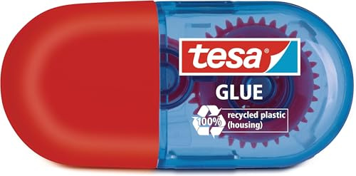 tesa Mini Kleberoller permanent, ecoLogo, 6m:5mm (Packung mit 5)