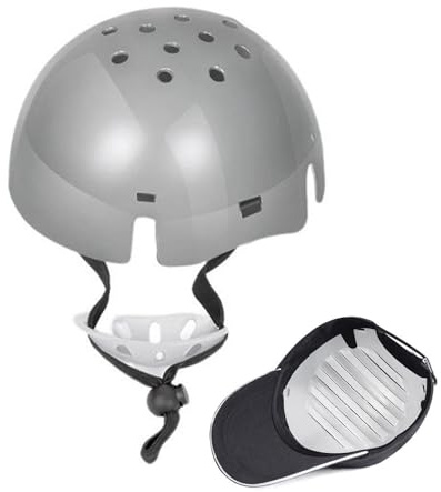 Cappello da baseball - Cappello protettivo in ABS leggero Guscio interno, protezione antiurto Ciclismo con sul mento sicura Design Comfort Fit | Per gli sport con la palla Lavoro
