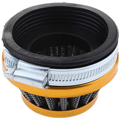 Gazechimp Filtro De Aire De Competición Amarillo De 58 Mm Para Moto Motorizada