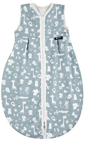 Alvi Mäxchen light Sommer Schlafsack Animals puderblau