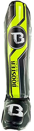 Booster Pro Range BSG V9 Schienbeinschoner – Handgefertigt in Thailand, Profi Shin Guards mit Memory-Schaum & Extra Schutz für Muay Thai & Kickboxen
