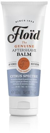 Floïd Citrus Spectre Aftershave Balm (100 ml), beruhigender After Shave Balsam für Männer mit Allantoin, Glycerin und Aloe-Saft spendet Feuchtigkeit, schützt und regeneriert die Haut