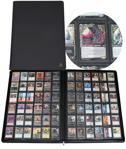 Rayvol Premium 2300 Pockets Card Binder, Large 36-Pocket 2000+ Ringless Trading Card Album - Side Loading UltraSonic-362304 Tech Zip Binder for TCG