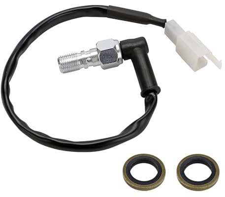 CGEAMDY Interruttore Del Freno Idraulico, Interruttore Freno Moto, Interruttore Della Luce Della Pressione Del Freno Idraulico Universale per Moto, Interruttores Luce Posteriore, Posteriore Dirt Bike