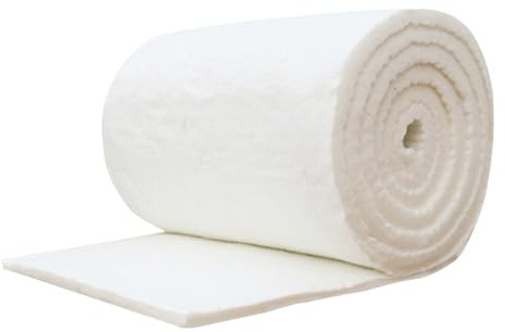 Tapis Isolant Ignifuge En Fibre De Céramique Et Silicate – Isolation Haute Température, Matériau Ignifuge, Couverture En Coton | Pour Cheminées Et Poêles - Également Comme Isolation De Tuyaux De Poêle