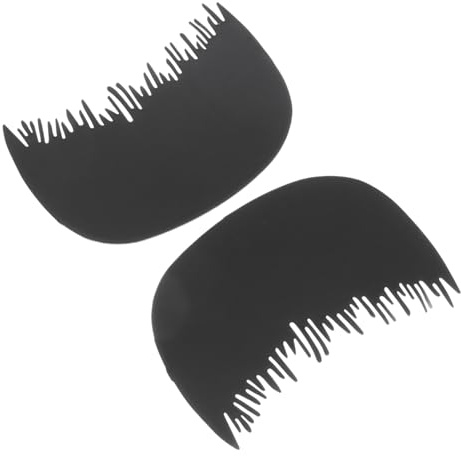 Ipetboom 2pcs Professional Hairline Comb Barrier Plastic Fiber Applicator for Men and Women Scalp-friendly Hairline Tool for Clean Application