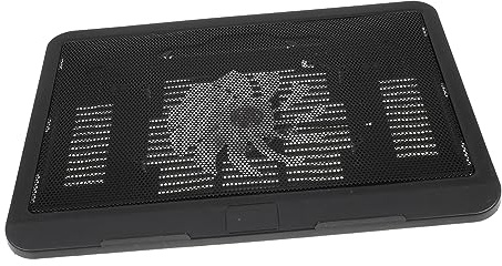 Sewroro Silent Length and with Laptop Large Pad Air Cooling Compact Ventilation Area Black Plastic for 0.5m Cable Use Gaming Laptop and Notebook for Desk
