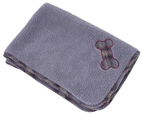 Petface Tweed Schmusetuch für Hunde, Grau, M, 1 Stück