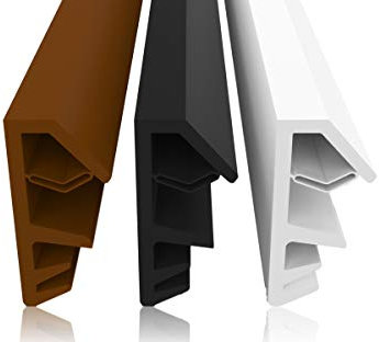 Guarnizione della finestra Larghezza della scanalatura 4mm Altezza di piegatura 12 mm La guarnizione della finestra nero 5m