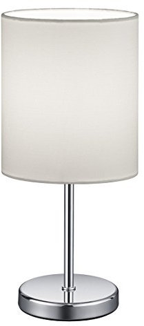 Reality Leuchten R50491001 Jerry Lampada da Tavolo Paralume in Tessuto, E14, 40.W, Bianco, 13.X 13.X 28.5.Cm