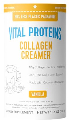Vital Proteins Collagen Peptides Powder - Vanilla Protein Coffee Creamer for Hair, Skin & Nails Support