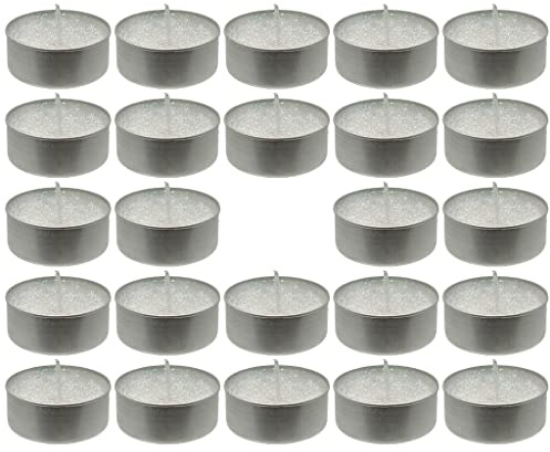 MIK funshopping - Lot de 24 bougies avec paillettes