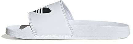 Adidas Adilette Lite, Ciabatte Uomo, Bianco/Nucleo Nero/Bianco, 40.5 EU