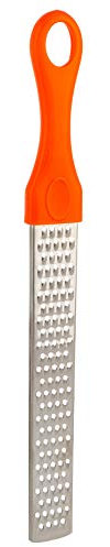 Zester di limone in acciaio inox – Grattugia di scorza arancione con palmare