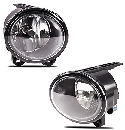 Nebelscheinwerfer passt für BMW X5 (E53) 10/2002-12/2006 Ein Paar Nebelscheinwerfe Saubere Linse H11 12V 55W WISCOL