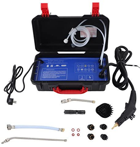 EVTSCAN Pulitore a Vapore Macchina per La Pulizia Ad Alta Pressione Portatile, per Elettrodomestici(3000W European 220V)