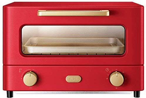 12L Mini Horne, olla eléctrica y parrilla para hornear para horno de horno pequeño de la puerta de vidrio doble y la tostadora de convección de la parte inferior Toastista útil