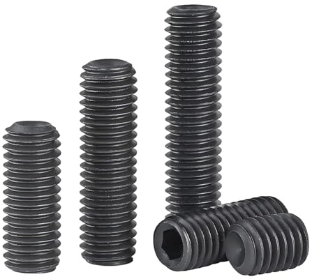 Ctyjia 20 Stück Madenschrauben, M4 x 6mm Inbusschrauben, Innensechskant Gewindestifte Schrauben, Gewindestifte Madenschrauben für Maschinen, Türgriff