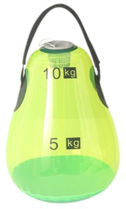 Aymzbd Wassergefüllte Kettlebell, Reise Kettlebell, Wasser Kettlebell, Fitness Gewichtskrafttraining Zum Gewichtheben für Anfänger, Grün 5kg