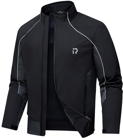 RIDEIRON Blouson Moto Homme Été – Veste Moto Homme Homologué CE avec Protections, Tissu Mesh Respirant & Bandes Réfléchissantes – Veste de Moto Confortable pour Biker