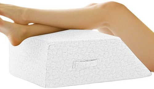 Genérico Almohadón De Refuerzo para Piernas | Almohada En Cuña para Dormir | Soporte Y Transpirable para Pies Descanso En Casa U Oficina Lectura Siesta Reposo