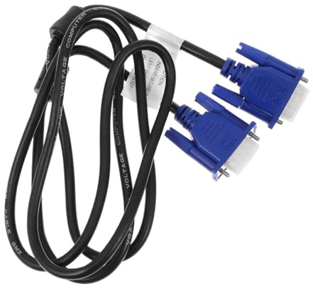 OKUMEYR 2 pezzi Cavo Vga per Laptop e Proiettore Connettore Resistente Alta Conduttività per Collegare Monitor e Dispositivi Display Cavo Dati Durevole e Antiusura