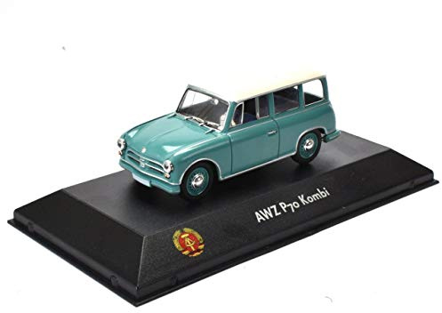 Ixo AWZ P70 Kombi DDR Fertigmodell 1:43 in Vitrine