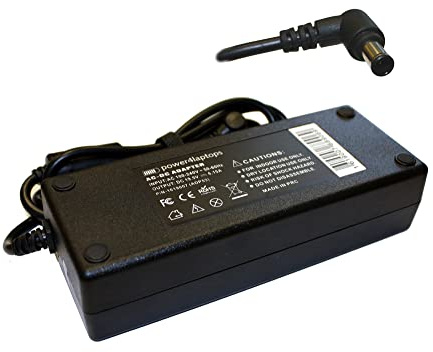 Power4Laptops Adattatore Alimentatore per Portatile Caricabatterie Compatibile con Sony Vaio SVE1713F1E