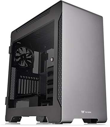 A700 ALUMINUM TEMPERED GLASS EDITION, BIG-TOWER-GEHÃ„USE SCHWARZ