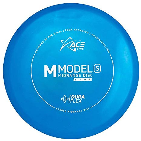 Prodigy Disc Ace Line DuraFlex M Model S mellanregistret golfskiva [färgerna kan variera] - 176-180 g