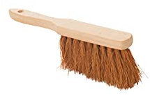 Novaliv Handfeger Langer Stiel I 60 cm I Kokos I Schneebesen Auto Handbesen Handkehrbesen Waschbürste Feger