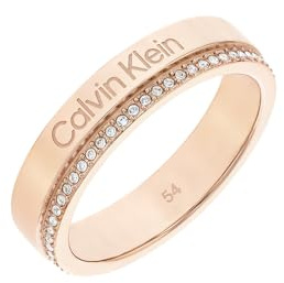 Calvin Klein ring für Damen Kollektion MINIMAL LINEAR mit Kristallen - 35000202B