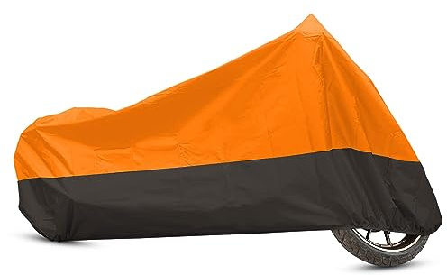 uxcell Motorcycle Cover Rain Dust Protector XXL for Harley Davidson Cruiser Sportster Fatboy Softail Dyna Super Glide
