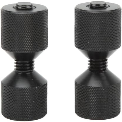 Headerbs Ensemble de Goupilles à Deux Trous, 2 Pièces en Aluminium à 2 Trous pour Aligneurs de de Tuyau de Connexion de Remplacement de Goupille D'alignement pour les Grandes