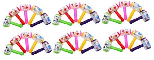 ibasenice 30stücke Teiliges Aufblasbare Hämmer Für Junge Mädchen Mit Klingel Lustiges Spielzeug Für Partys Und Outdoor-aktivitäten Leicht Und Sicher Farblich Zufällig