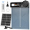 CHAMUTY Große Automatische Hühnerklappe Solar, Elektrische Hühnerklappe Automatisch mit Timer, 7W Solarpanel, LCD Display, Fernbedienung, Automatische Hühnerstalltür Hühnertür, Einklemmschutz