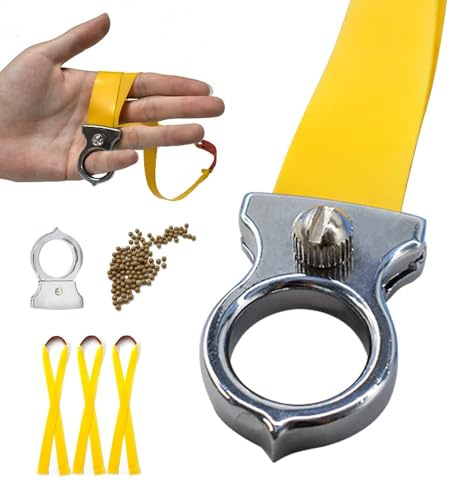 Senza Cornice con Fasce ad Anello, Metallo per Adulti, Piccolo per la Pratica di tiro di Caccia