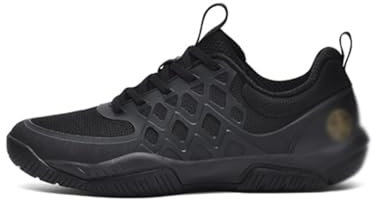 RJPzidK Professionelle Fechtschuhe für Erwachsene Trainingsschuhe für Herren Und Damen Wettkampfspezifischer Verschleißfester Sportschuh(Black,37#)