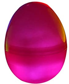 Abaodam Easter Luminous Egg Decorations Kit 6 Large Glow Eggs for Home Party Stage Props Random Color