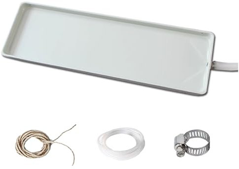 Climatizzatore A Muro Bacinella di Scarico con Tubo Flessibile, Vaschetta di Raccolta Della Condensa, Raccogli Condensa, Accessori per Condizionatore D'aria(101 * 24cm/40 * 9.5in)