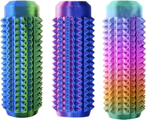 3PCS Little Ouchies Spiky Fidget Keychain for Adult Anxiety Relief