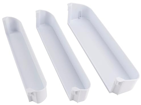 Montesy Precisions - Ripiano di ricambio per porta del frigorifero, struttura in ABS, facile installazione, adatto per organizer per porte superiori e inferiori