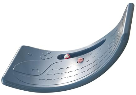 Aoresac Tavola da Allenamento per L'equilibrio per Bambini, Tavola a Dondolo Bambini, Portata in Plastica 50 Kg / 110,2 Libbre, Regalo di Compleanno Esercizi Indoor, (Blu)